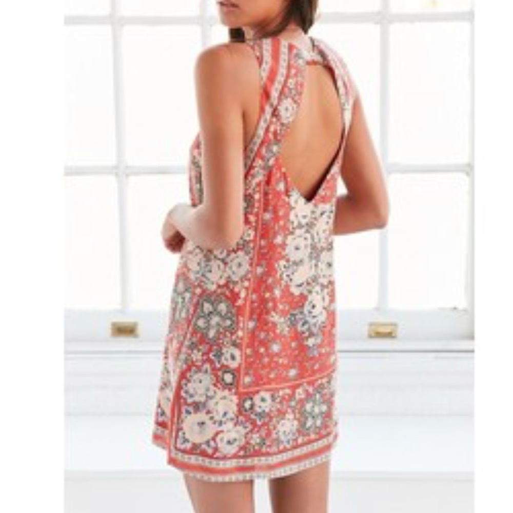 NWT UO Ecote Orange Guinevere Dress Size Small